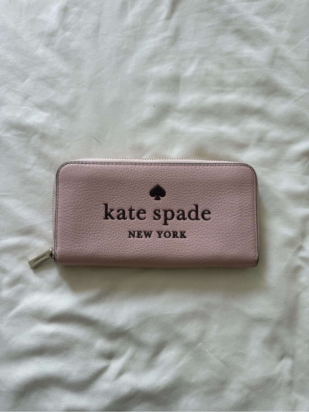 KATE SPADE | Pebbled pink leather continental wallet - Picture 2 of 7